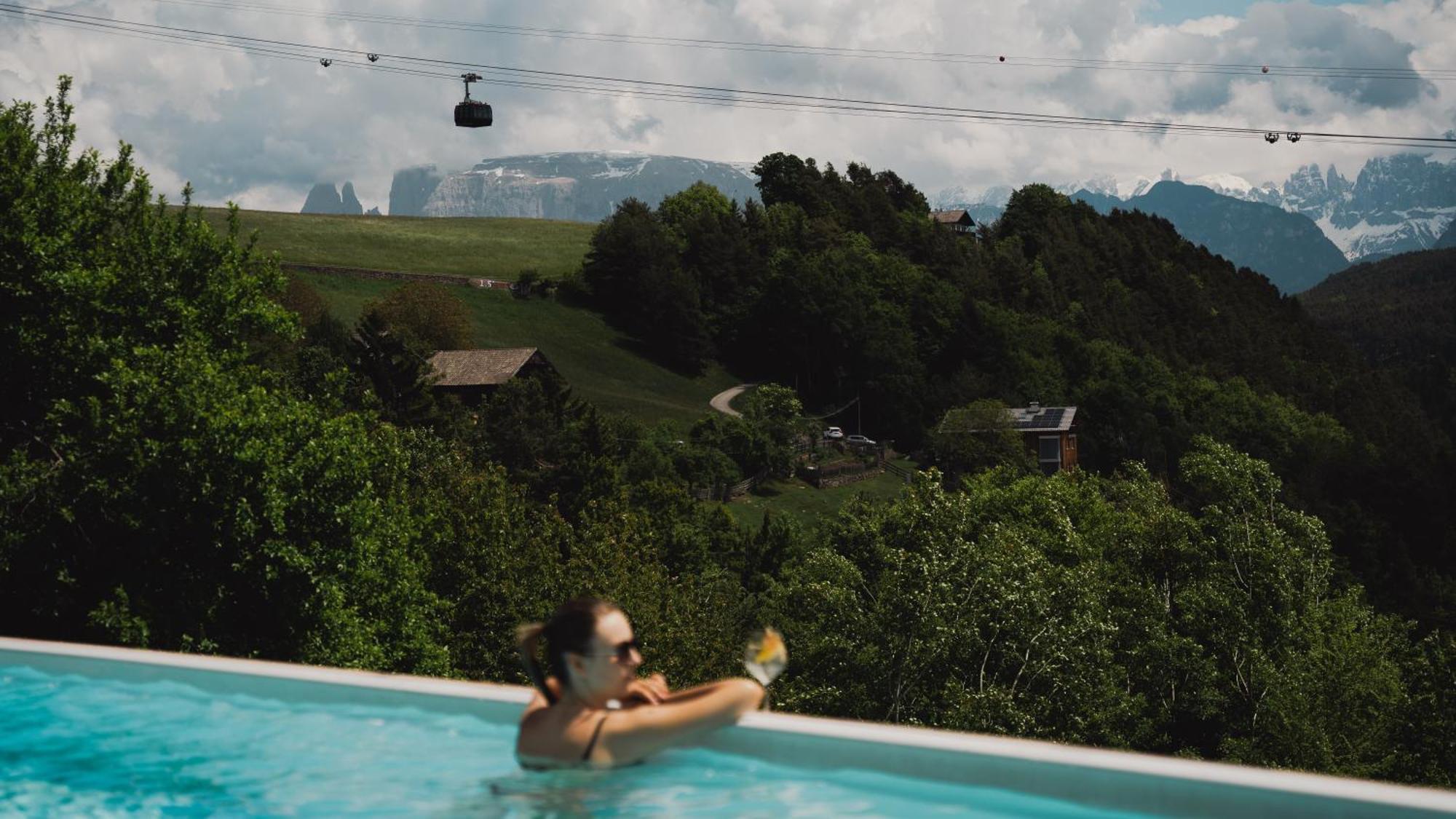 Pippos Mountain Lodge Oberbozen Buitenkant foto